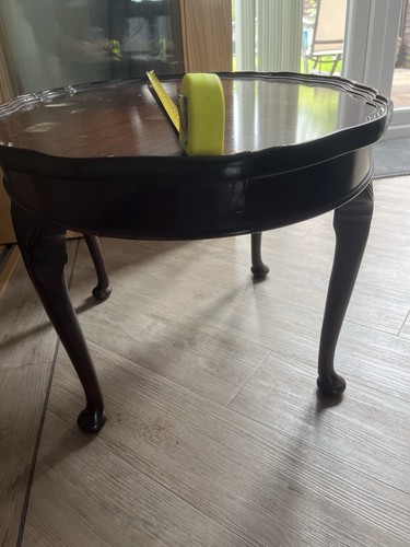 Antique coffee table walnut - in,