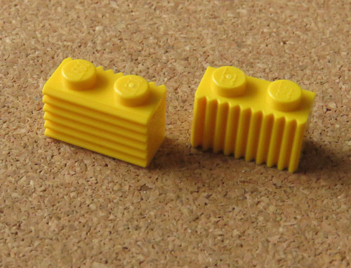 Yellow lego 2877 bricks 1x2 - lego,
