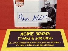 Avengers Complete Collection SERIES 3 WARREN MITCHELL Jason Cut Autograph WM11