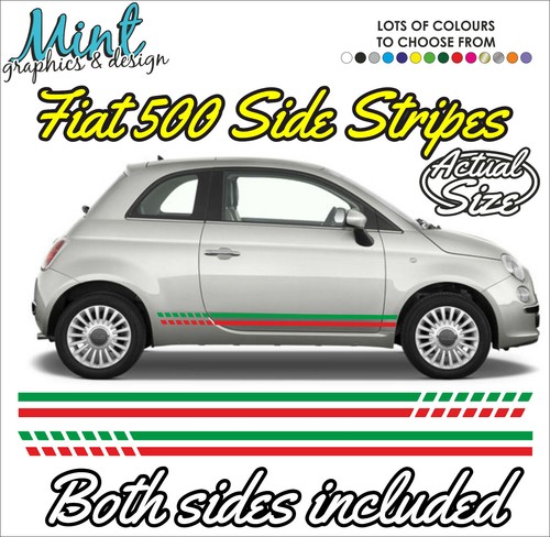 Fiat 500 italia italy side - fiat,