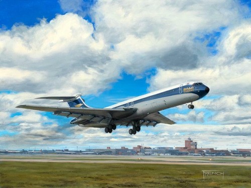 Vickers vc10 boac aircraft - vickers,