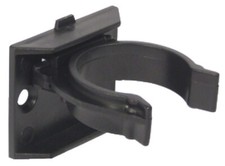 10x BLACK PLASTIC KITCHEN LEG PLINTH KICK BOARD CLIPS BRACKETS SCREW FIXING 28mm