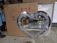 Large Heart Shaped Wall Mirror