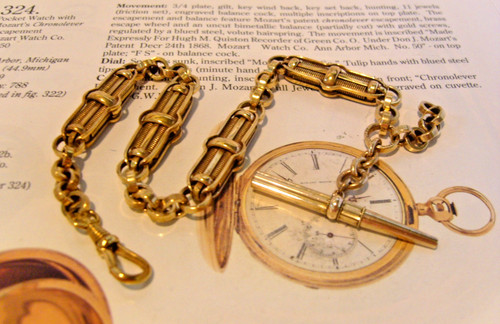 Pocket watch chain victorian - watch,
