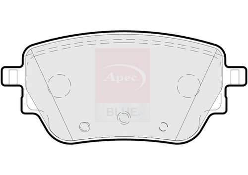Brake pads set fits mercedes - brake,