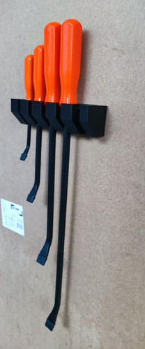 Wall mounted pry bar holder - wall,