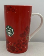2013 Starbucks Mug Tall Red