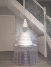 Faux Crystal Cake Chandelier