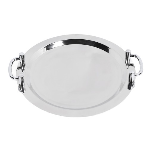 Round 40cm stainlessteel - round,