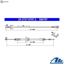 CABLE PULL PARKING BRAKE