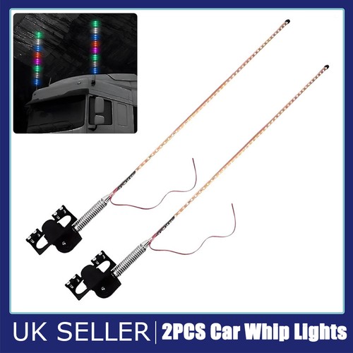 2pcs rgb led whip - 2pcs,