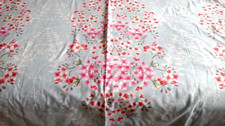 PRIMARK Gorgeous Pale Blue/Pink 'Blossom' Single Duvet Cover & Pillowcase NEW