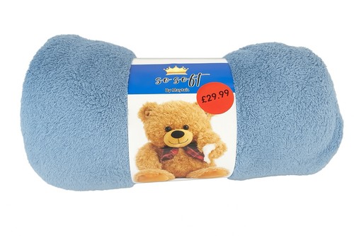 Teddy bear fleece throw over - teddy,