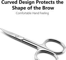 Professional Finger Toe Nail Scissors CURVED ARROW Steel Manicure Cuticle NAIL