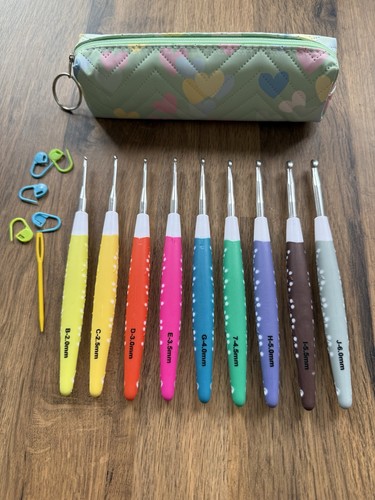 Set crochet hooks - set, 2mm-6mm