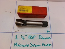 Dormer 1. 1/4" BSP Spiral Flute Plug Hand / Machine Plug Tap one quarter