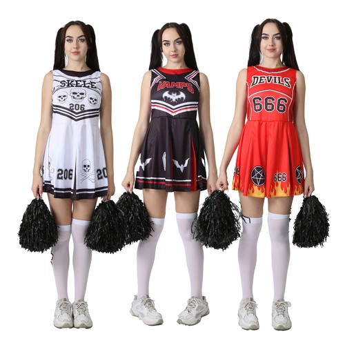 Ladies halloween cheerleader - ladies,