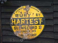Photo 6x4 old sign hartest - photo,