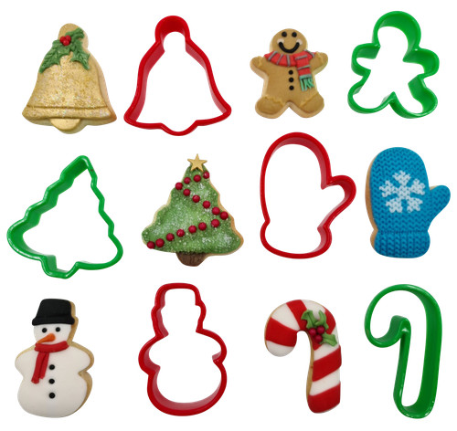 Christmas cookie plastic - cookie,