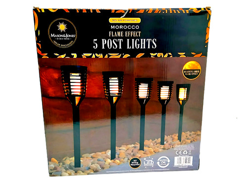 Solar morocco post lights - solar,