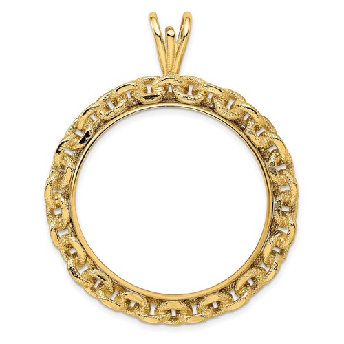 14k yellow gold chain link - chain,