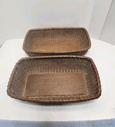Vintage nantucket baskets - (2),