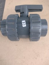 ASTORE PVC Dbl Union Ball Valve 50mm.D50 PN16 DN 40. Swimming Pool And Fish Pond