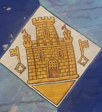 Sanquhar Dumfries River Nith Scotland Castle Flag Mancave