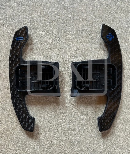 Carbon paddle shifters blue - shifters,