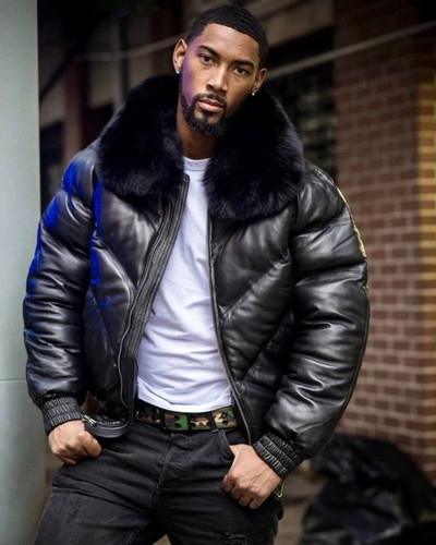 Mens bomber quilted puffer - quilted,
