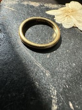 Antique 22ct Gold Wedding Band, London 1941, 4.35g, Size N½ / US 6.75