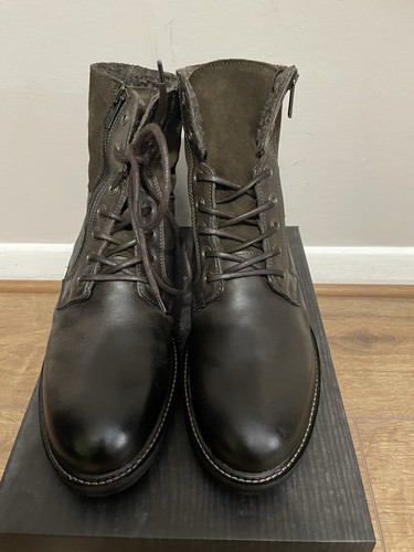 Brown leather chukka boots - brown,