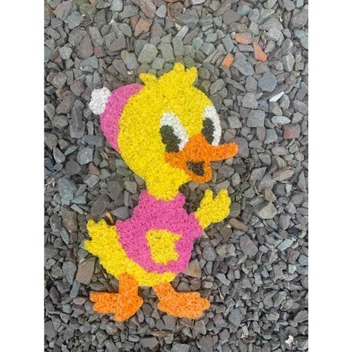 Vintage melted plastic - melted, popcorn