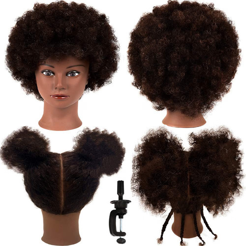 Afro mannequin head 100 - afro, 100%