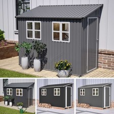 Birchtree lean garden shed - lean,