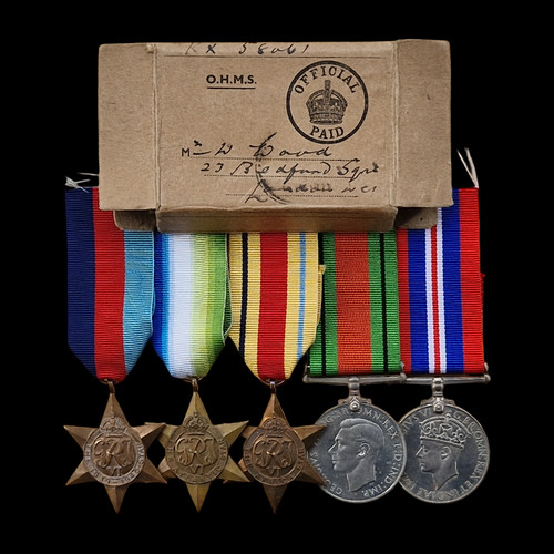 Royal navy ww2 medal group - navy,