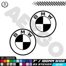 2x BMW Vinyl Decal Stickers