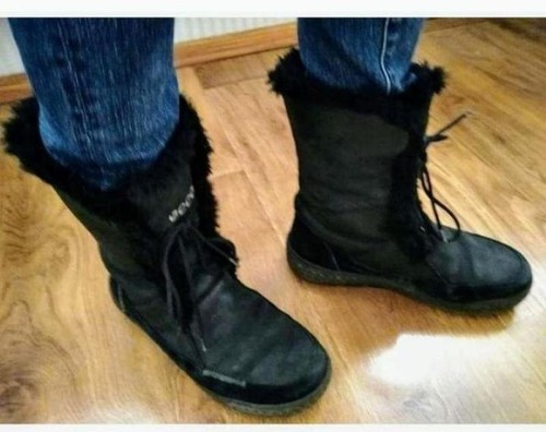 Women ecco boots black - women, nubuck