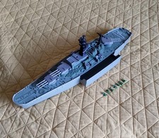 Vintage Motor Max Micro Machines Destroyer Ship Plus Mini Figures 