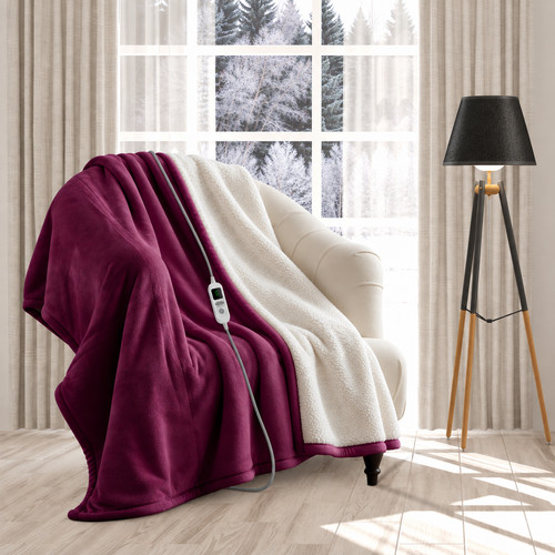 Heated electric throw blanket - electric,