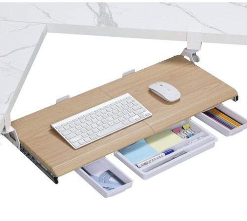 Under desk keyboard tray - desk,