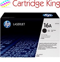 HP 16A Black Original LaserJet Toner Cartridge - Q7516A