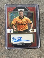 Steve Bull Auto Red Panini
