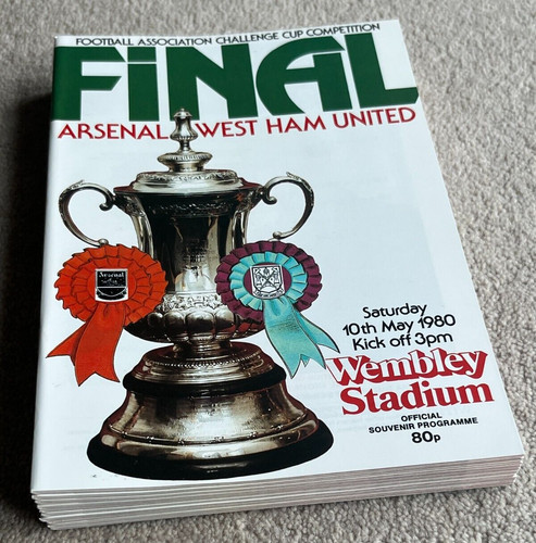 1980 cup final - 1980, programmes