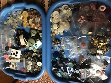 Vintage Assorted Buttons, Job
