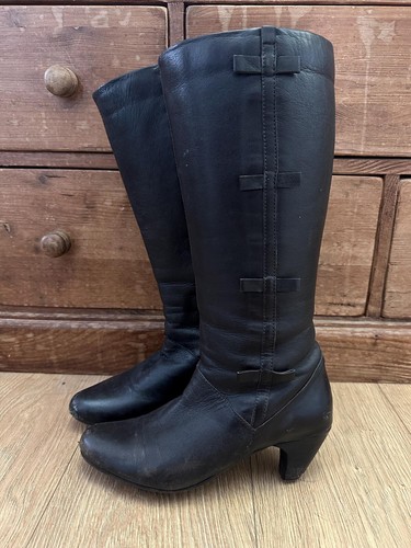 Brown faith leather - boots, with