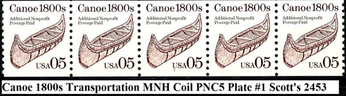 Canoe 1800s transportation - canoe,