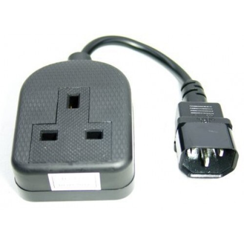 Iec c14 male plug uk - male, to