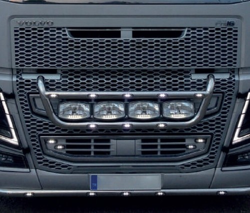 Front grill light bar for - front,