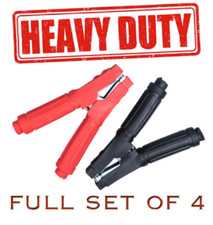 4 x 600 AMP JUMP LEAD CLAMPS